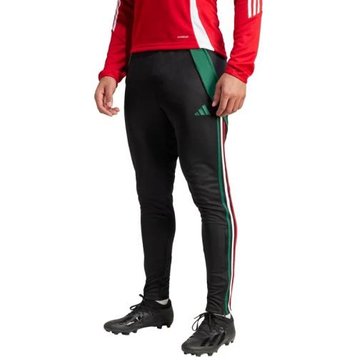 Size L Men Tiro24 Training Pants Black/Team Dark Green/White/Team Power Red Pants  Black/Team Dark Green/White/Team Power Red