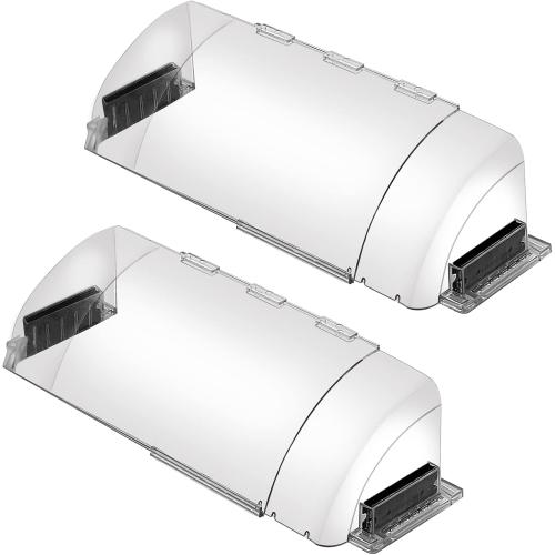 2 Pack Air & Heat Deflector for Vents, Sidewalls and Ceiling Registers, Adjustable from 8.5 to 15