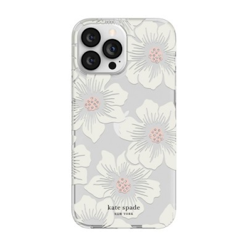 Kate Spade New York Apple iPhone 13 Pro Max/iPhone 12 Pro Max Protective Case - Hollyhock Floral