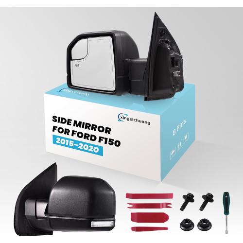 (8 Pins) Left Driver Side Mirror for 2015-2020 Ford F150