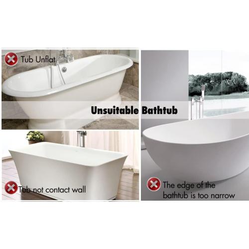 Spidfee Shower Splash Guard Kit, Large Splash Guards for Bathtub Waterproof Self-Adhesive Shower Corner Guards to Keep Water in Shower or Bath, Pack of 2 (9.25 x 9.25 inches)