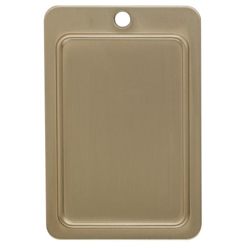 Amerock Ashby 3-in or 4-in (76Mm or 102mm) Center to Center Golden Champagne Dual Mount Oval Cup Drawer Pull