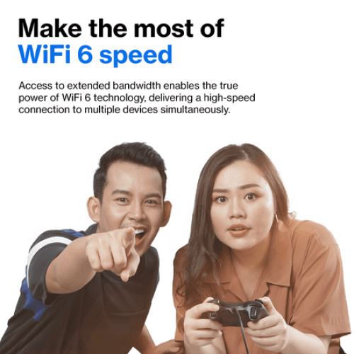 Linksys AX2200 Dual-Band Wi-Fi 6 Mesh Router, Up to 2.2 Gbps Speeds & 1,500 sq. ft. Coverage For Next-Level Connectivity