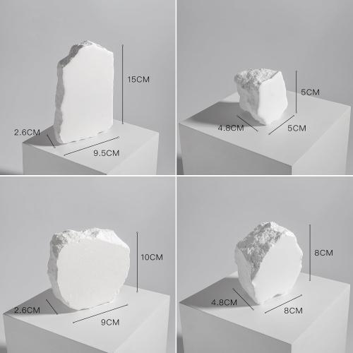 Product Photography Props: 4PCS Irregular Aromatherapy Gypsum Photo Props