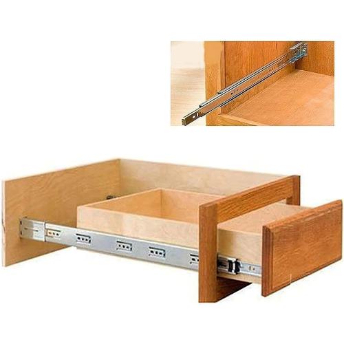 LONTAN Rear Mounting Brackets for 1.77 Inch 45mm Drawer Slides (10 Pairs)