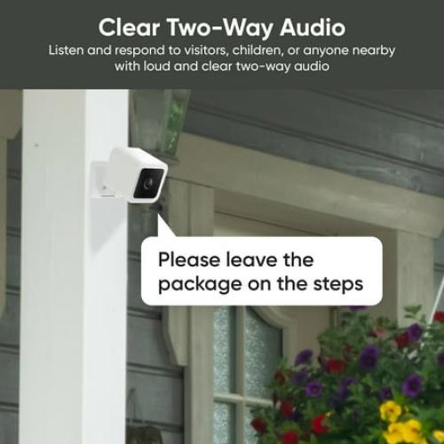 Color Black Wyze Cam v3 Color Night Vision CCTV surveillance camera Black