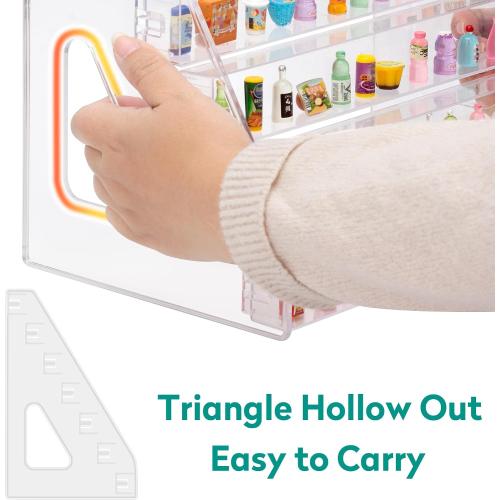 Mini Brand Organizer Display Rack for Mini Brands Collector Toys of 7 Layers Mini Brand Display (Mini Brand Are Not Included)