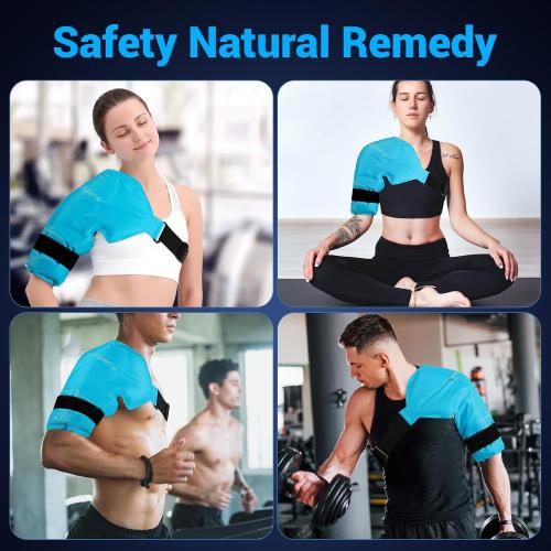Comfytemp Shoulder Ice Pack, Rotator Cuff Cold Therapy Wrap (Large/X-Large)