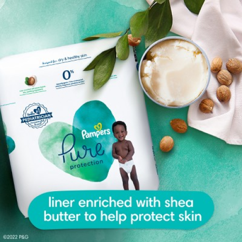 Pampers Pure Protection Diapers Enormous Pack - Newborn - 128ct