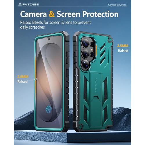 FNTCASE for Samsung Galaxy S26 Ultra Case with Built-in Screen Protector