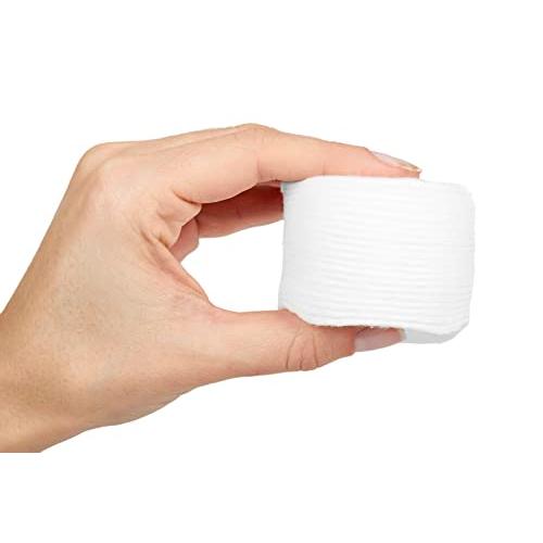 Amazon Basics Hypoallergenic 100% Cotton Rounds  600 Count (6 Packs of 100)