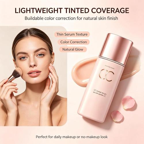 Marssirace CC Color-Correcting Tinted Serum, Lightweight Coverage