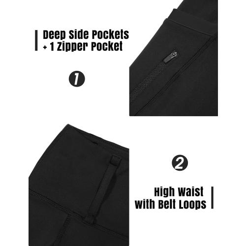 Size XL Black FitsT4 Sports Girls Riding Pants Full Seat High Waist Equestrian Breeches