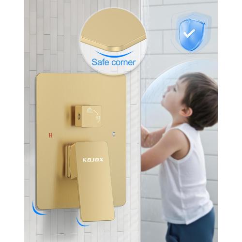 13 Rainfall Shower System with 3-Setting Handheld & Valve