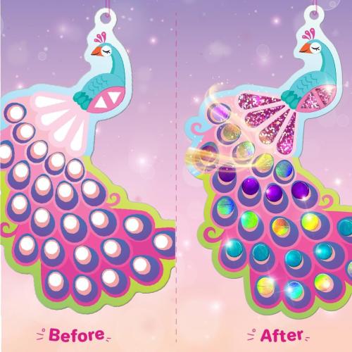 Imagimake Mirror Mosaic - Butterfly & Peacock, 5 Templates, 450  Stickers
