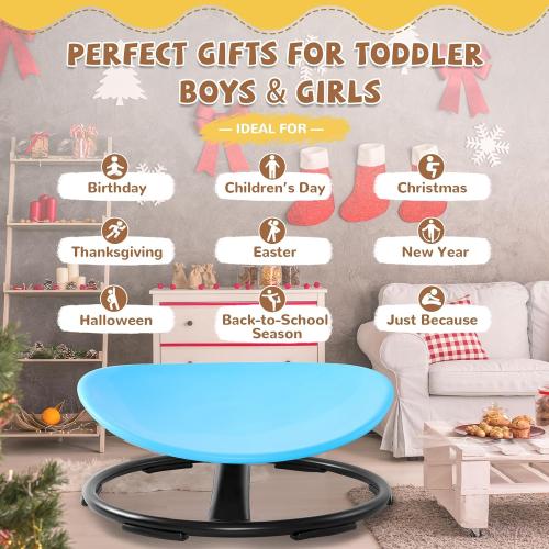 Zhenx Spinning Chair for Autistic Kids (Ages 3-18), Autism Sensory Toy Gift