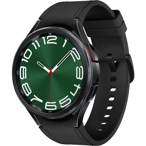 SAMSUNG Galaxy Watch 6 Classic (Renewed) 47mm Bluetooth Smartwatch, Rotating Bezel, Fitness Tracker, Personalized HR Zones, Advanced Sleep Coaching, US Version, Black