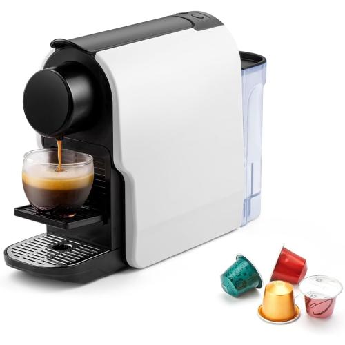 beanglass Mini Espresso Machine Compatible with Nespresso OriginalLine Pods