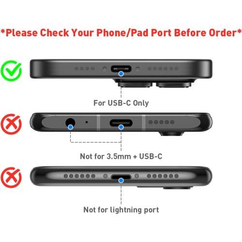 APETOO USB C Headphones for iPhone 18 Pro Max 17 16 15/iPad Air Earbuds