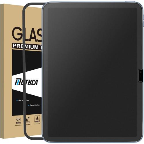 Mothca Matte Glass Screen Protector for iPad 11-inch A16 2025 (11th Generation) / iPad 10th Generation 10.9-inch 2022 Anti-Glare & Anti-Fingerprint Tempered Glass (Not Privacy) with Alignment Frame