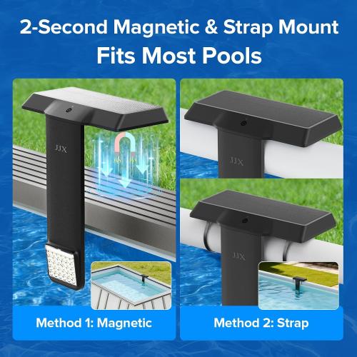 Solar & USB Rechargeable LED Solar Pool Lights for Inground & Above Ground