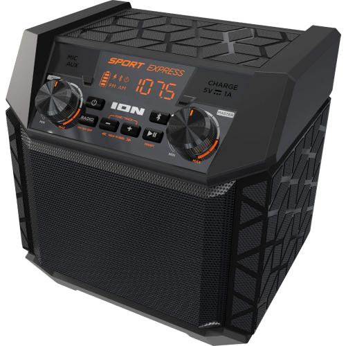 Color Black ION Audio Sport Go Tailgate Portable PA Speaker - Black