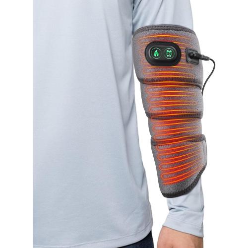 Elbow Heated Pad Wrap for Multiple Body Areas, FSA Eligible, Flexible Electric Heating Pads for Elbow Arm Wrist Ankle Leg Knee, Heated Brace Pad with 4 Heating Levels, 3 Timing Settings Blue