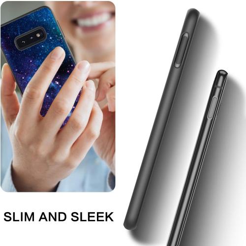 BENTOBEN for Galaxy S10e Case, Phone Case Samsung S10e, Slim Fit Glow in The Dark Shockproof Protective Hybrid Hard PC Soft TPU Bumper Drop Protection Non-Slip Girls Women Cover, Nebula/Space Design