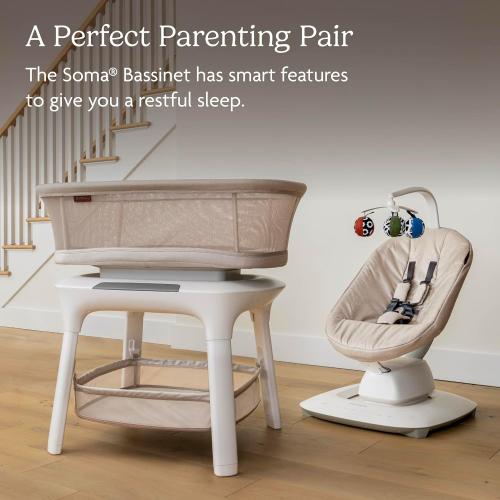 UPPAbaby Mamaroo Smart Swing with MotionSync & Newborn Insert - Charlie