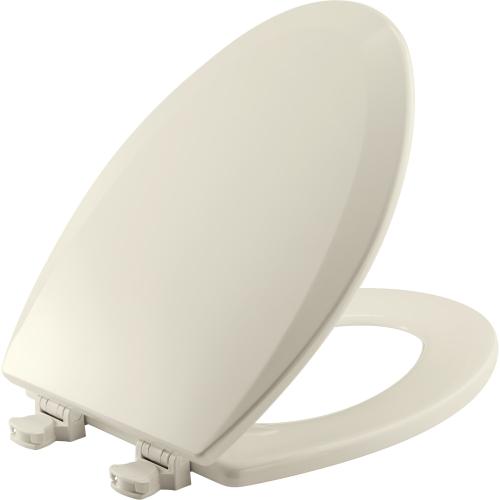 Bemis Easy Clean Wood Biscuit Elongated Toilet Seat