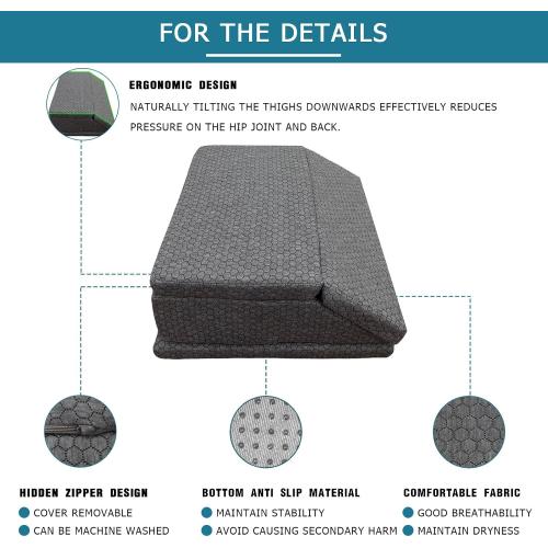 7.5 Extra Thick Hip Replacement Recovery Aids Seat Cushion