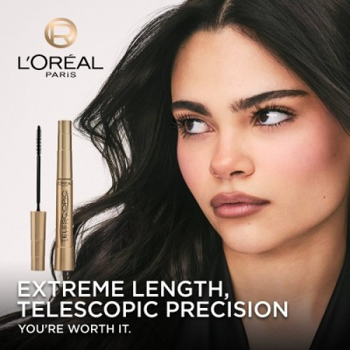 L'Oreal Paris Telescopic Original Lengthening Mascara - 915 Black Brown - 0.27 fl oz