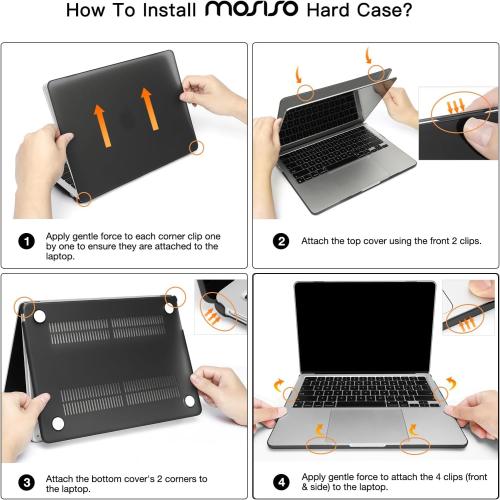 MOSISO Compatible with MacBook Air 13 inch Case M5 2026 M4 M3 M2 2025-2022