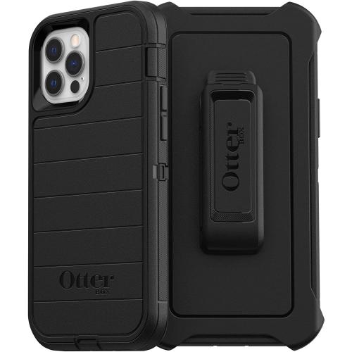 OtterBox Defender Series Case for Apple iPhone 12 & iPhone 12 Pro - (Black)