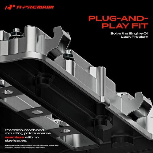 A-Premium Upgraded Aluminum Engine Valve Cover Kit