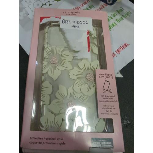 Kate Spade New York Apple iPhone 13 Pro Max/iPhone 12 Pro Max Protective Case - Hollyhock Floral