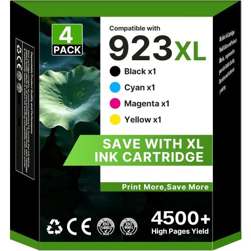 923XL 923 8130e Ink Cartridges Combo Pack for HP 923XL 923e Replacement
