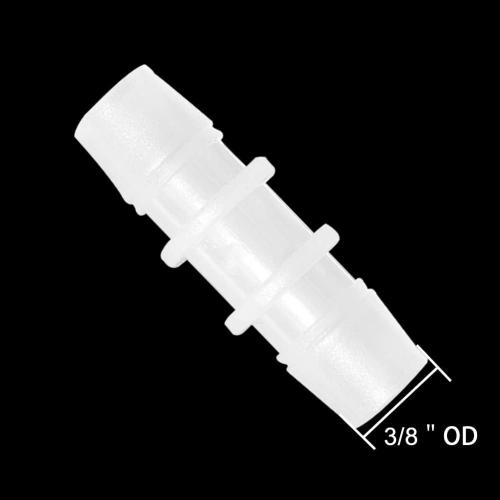 Plastic Hose Barb Fitting 3/8 x 3/8 Pipe Connectors(Pack of 5)