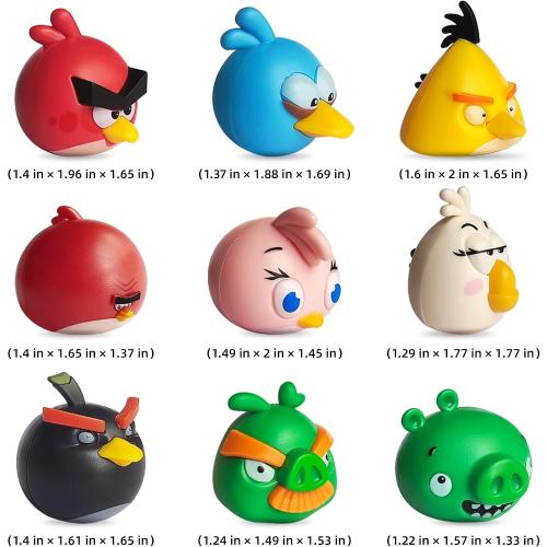 ROLOSO Angry Birds Toys Playsets Build N’ Launch Construction Brick Assembly Building Blocks Sets Pig City Strike 2 Takedown Space Planet Game Catapult Slingshot Gift Box