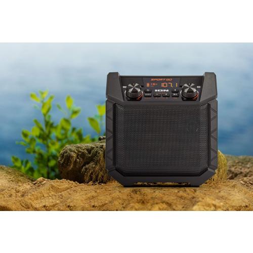 Color Black ION Audio Sport Go Tailgate Portable PA Speaker - Black