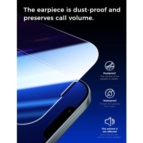 MAGIC JOHN 2 Pack for iPhone 13 Pro Max/iPhone 14 Plus 6.7 inch Tempered Glass Screen Protector, Auto Dust-Elimination Installation, Bubble Free, HD Clear, Easy Installation