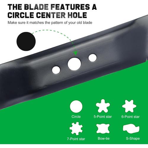 Grasscool 406712 21 inch Deck Craftsman Mower Mulching Blade Replacement