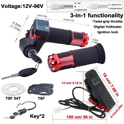 48V Motor Kit 1800W Electric Brushless DC Motor Kit 3900RPM Go Kart Motor