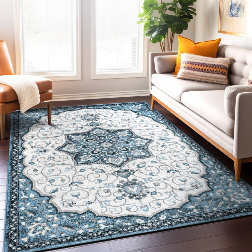 World Rug Gallery Traditional Medallion Area Rug