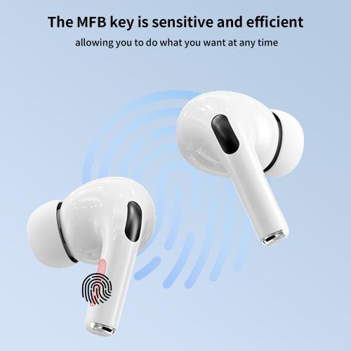 A9Pro MINI in Ear Multi Functional Touch Screen Wireless Bluetooth Earphones Compatible with Dual System 5.4 Bluetooth IPX4 Waterproof (White, Mini)