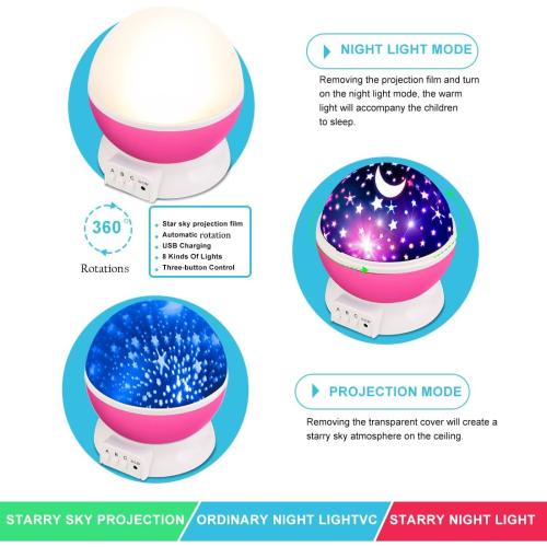 Star Projector Night Lights for Kids