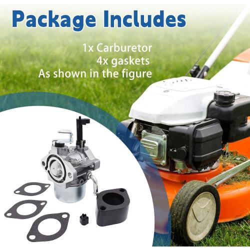 Silscvtt 715782 715784 Carburetor Replacement for Briggs Stratton Various Models 715524 715380 715493 715783 715525 with Gaskets