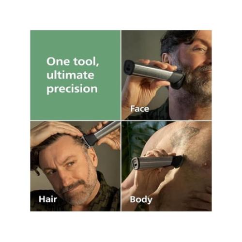 Philips Norelco All-in-One 7000 Series 22-Piece Trimmer - Electric Shaver and Clipper for Face, Beard, Head & Body, Self-sharpening Full Metal Blades, 28 Length Settings (0.5-16 mm), MG7975/49