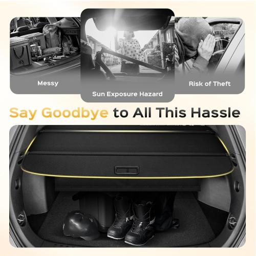 Powerty Cargo Cover for Mazda CX5 CX-5 2017-2024 2025 Trunk Cover