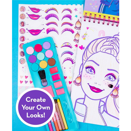 Barbie Makeup Magazine Set, 63 Piece - Multi